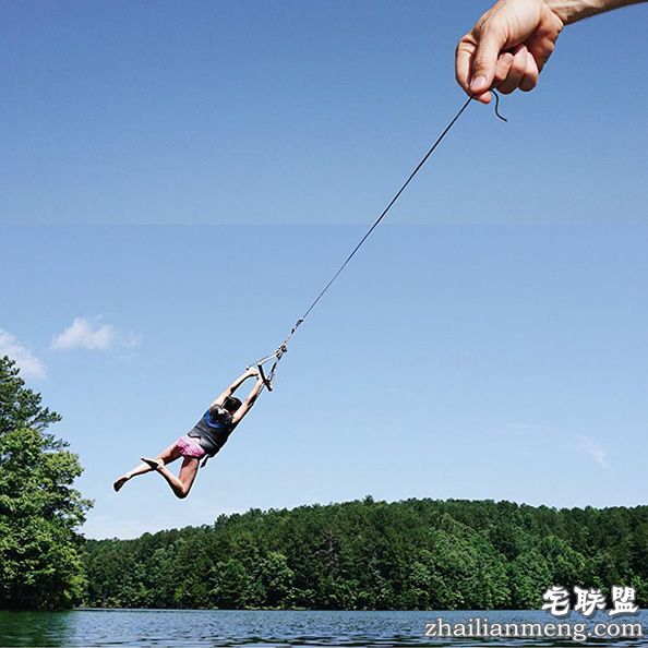 这是两张图片！无缝拼接的创意合成图 超神奇