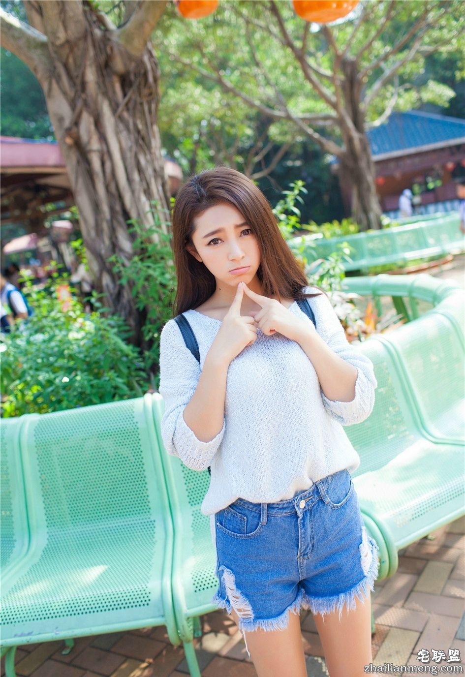 清纯可爱性感美女夏茉GIGI游乐场搞怪卖萌集3