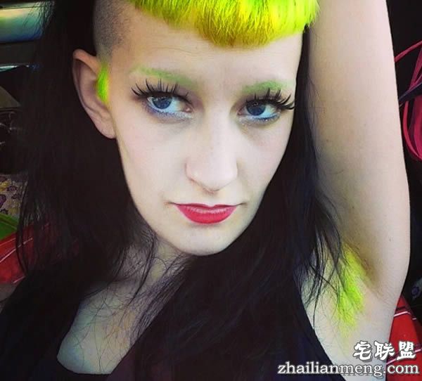 彩色腋毛好任性，这简直是逆天了！