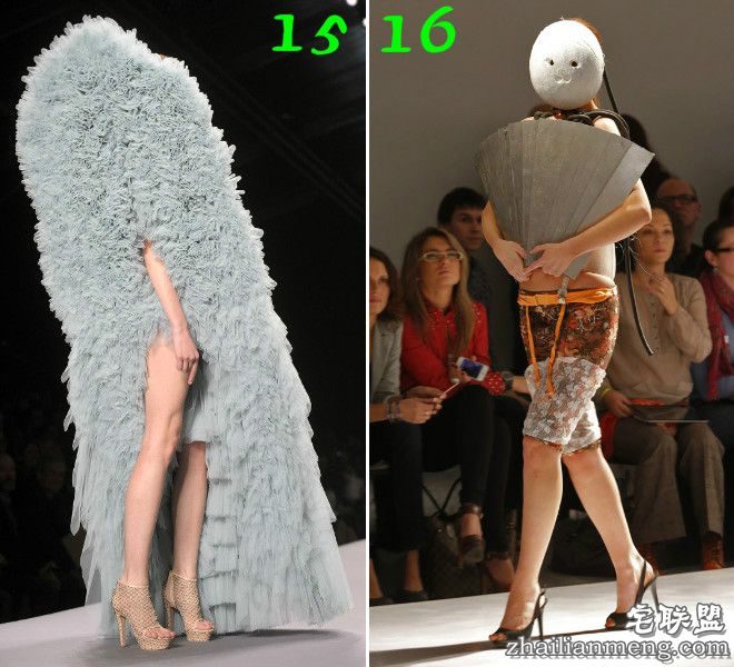 盘点T台上那些奇葩走秀造型 你喜欢哪款？