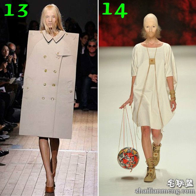 盘点T台上那些奇葩走秀造型 你喜欢哪款？