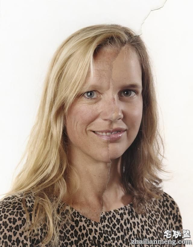 将父母的半张脸与子女的拼凑在一起...基因太强大!