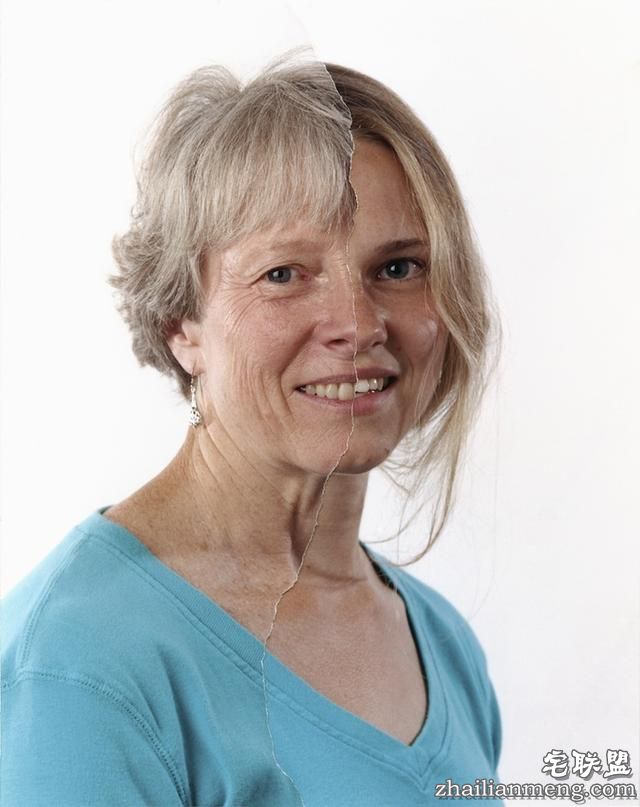 将父母的半张脸与子女的拼凑在一起...基因太强大!