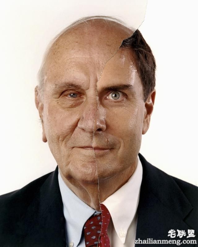 将父母的半张脸与子女的拼凑在一起...基因太强大!