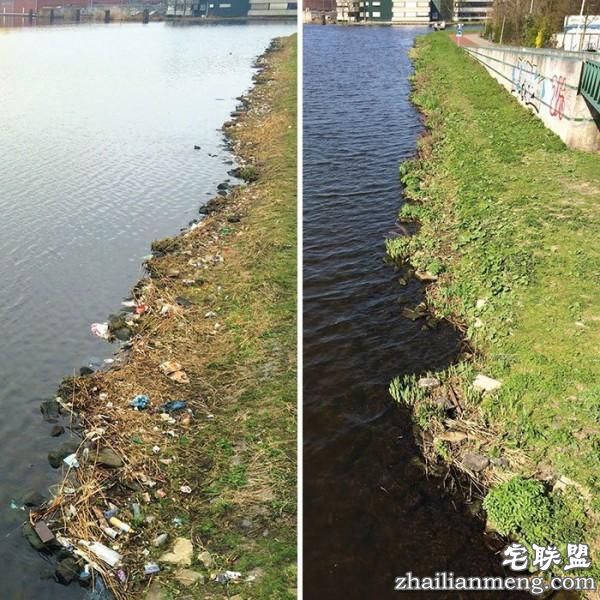 男子每天花30分钟清理河畔垃圾,结局真是让我们想不到啊!