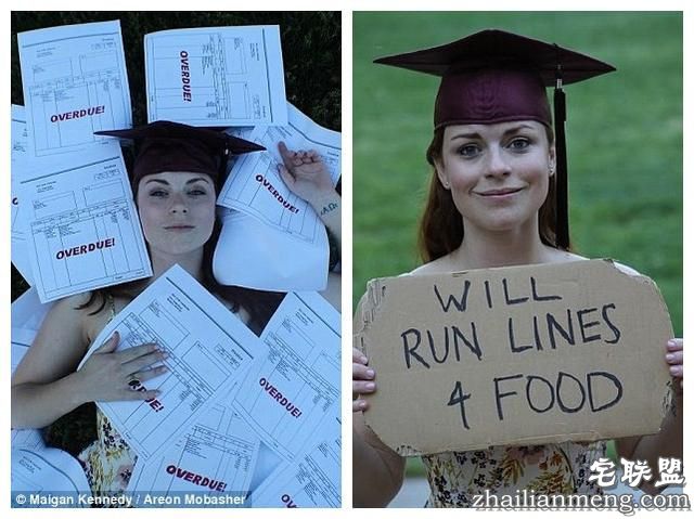 欠债才性感!美国女大学生躺支票中拍毕业照,向父母和青春致歉