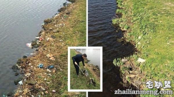 男子每天花30分钟清理河畔垃圾,结局真是让我们想不到啊!