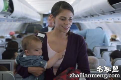 母亲节特别航班:孩子哭了就给大家机票打折