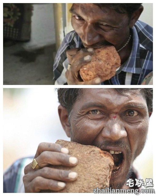 印度男吃砖头20年怪病引关注 平均每天吃掉3公斤 印度男吃砖头20年怪病引关注 平均每天吃掉3公斤