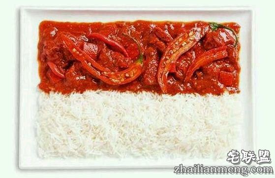 别拦着我我要吃遍整个世界！吃货眼中的各国国旗