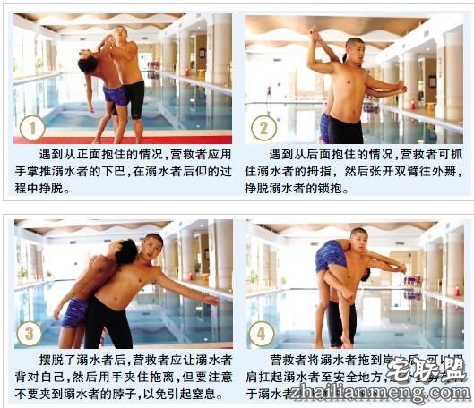 2小伙救人遇难 学习水中救人技巧防抱死 2小伙救人遇难 学习水中救人技巧防抱死
