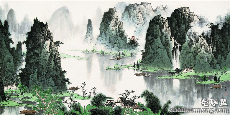 经典中国山水画欣赏 让人有种仙境般的意境(组图) 经典中国山水画欣赏 让人有种仙境般的意境(组图)