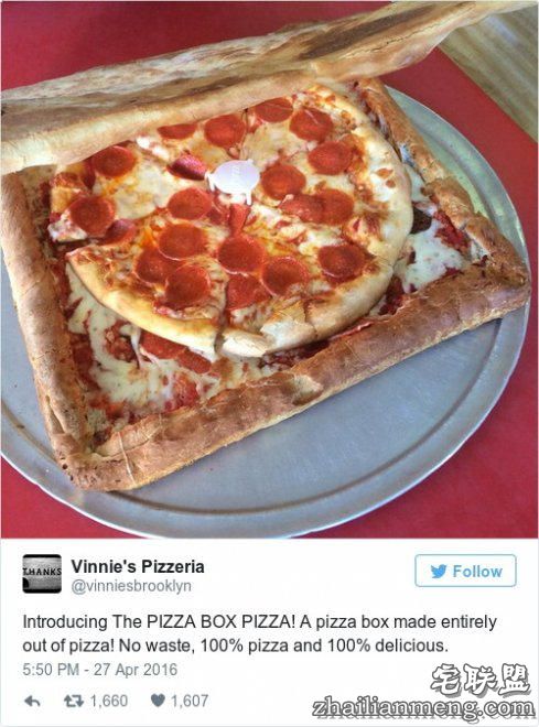 最良心披萨店,盒子竟是披萨做的,各种怪口味,店主还设计珠宝