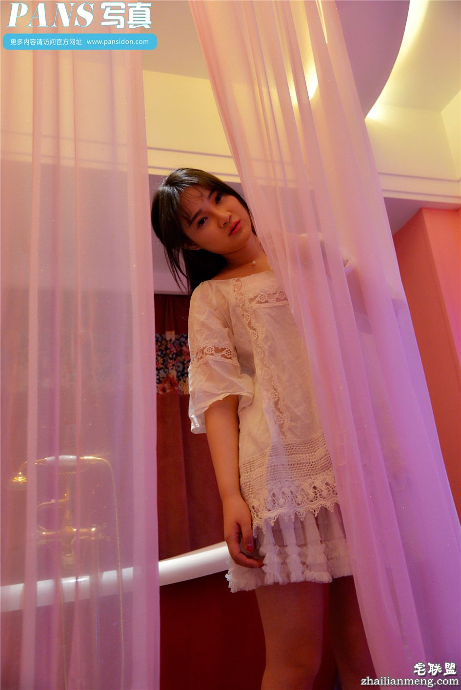 [PANS] 粉嫩美眉水水可爱娃娃裙浴缸个性摄影 第548期第24张