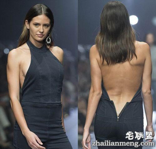 模特走秀中出现这种情况