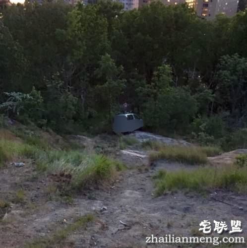 车震不拉手刹后果很严重!瑞典情侣连人带车滚下山