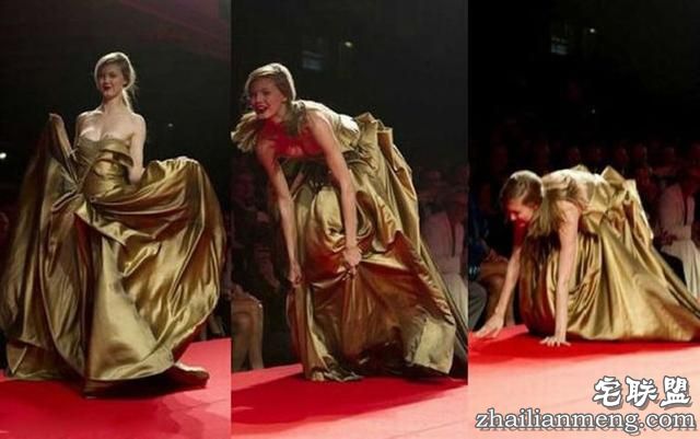 模特走秀中出现这种情况