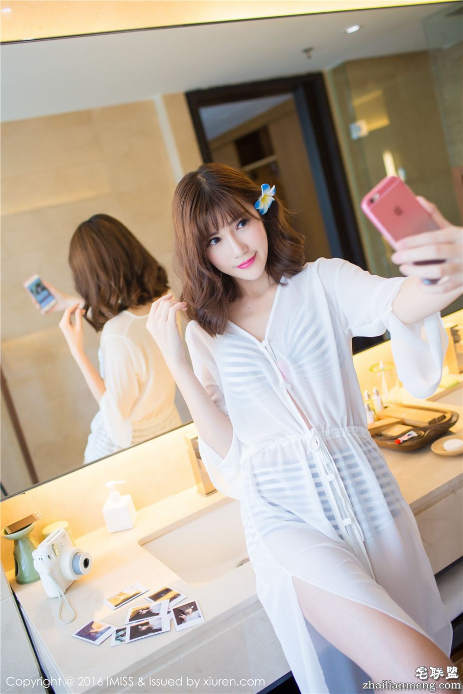 [爱蜜社] 高挑气质美女Sandy陈天扬迷人美腿高清图片 Vol.083第6张