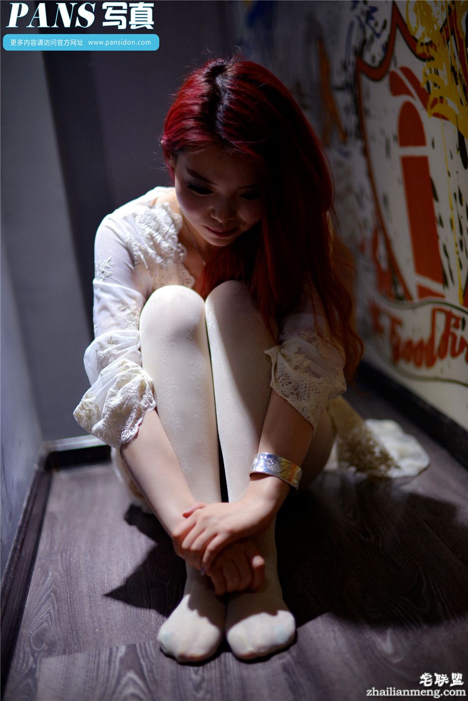 [PANS] 红发美女小颖白色丝袜写真 第546期第9张