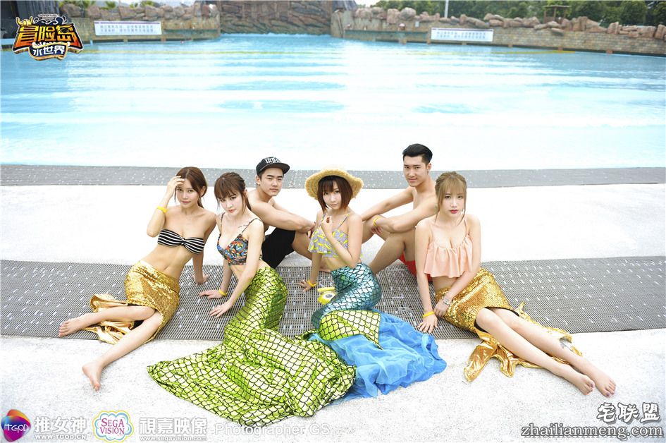 [推女神] 泳装嫩模Milk楚楚 Cheryl青树 Akiki朱若慕 陆薇-GS_奚敏浩冒险岛水世界写真套图 第356期第3张