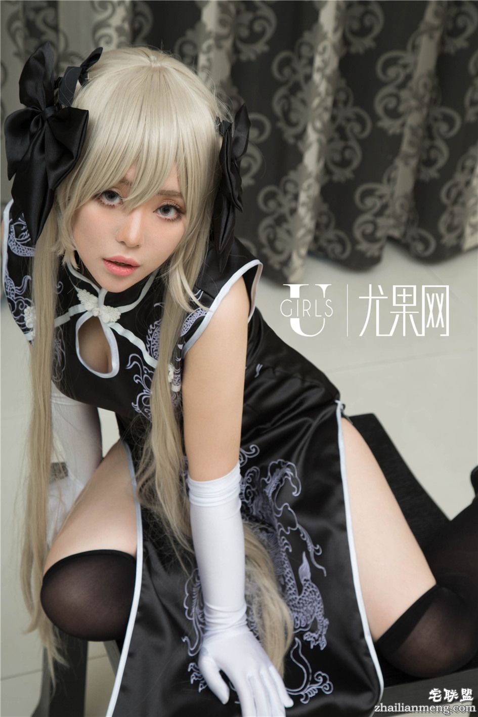 [尤果网] 可爱90后美女素衣Liacosplay服装秀图片 第378期第6张