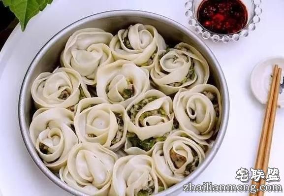 这么美的玫瑰花饺子，你舍得一口吃掉吗？
