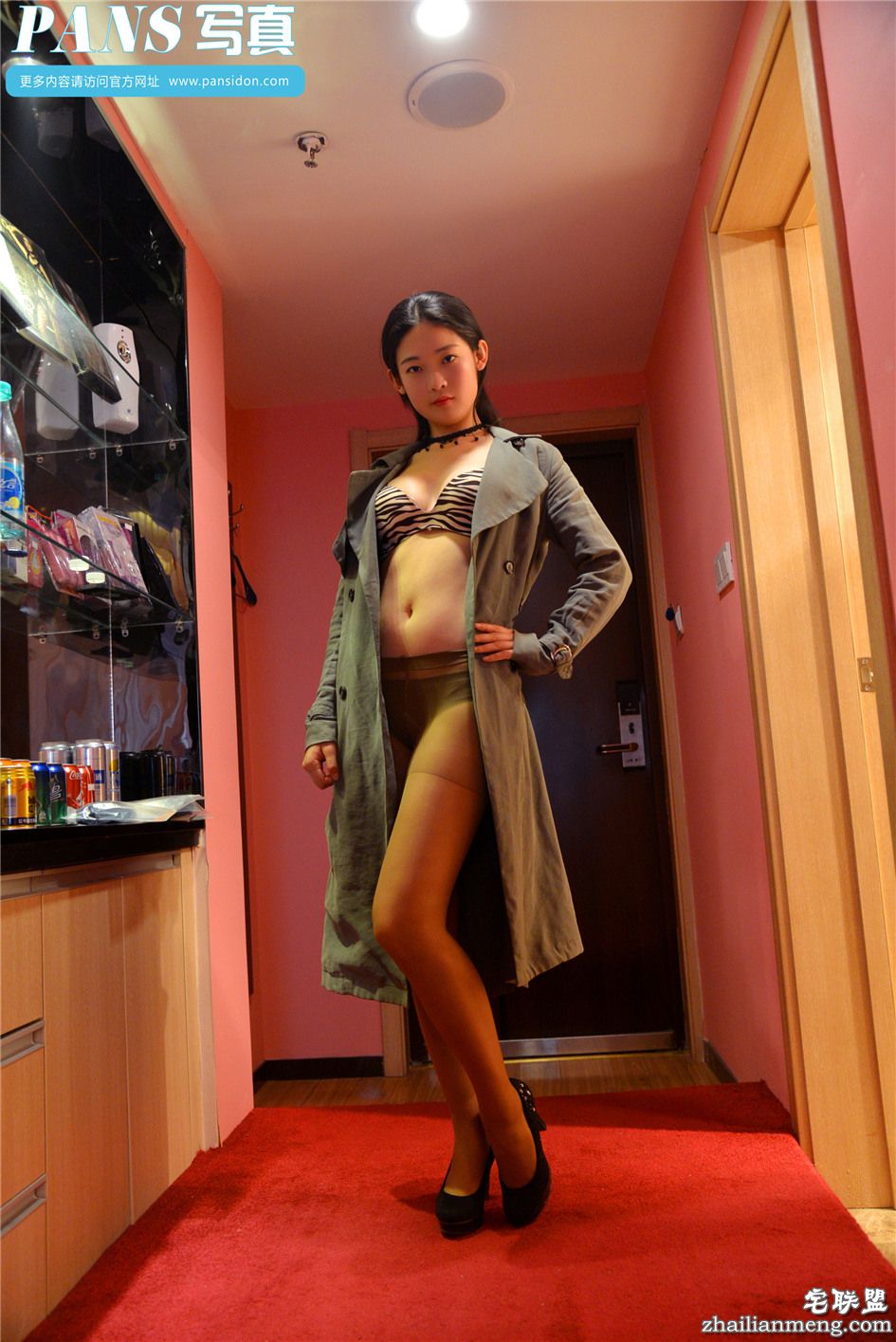[PANS] 国内丝袜模特冰冰宾馆豹纹内衣秀 第608期第5张