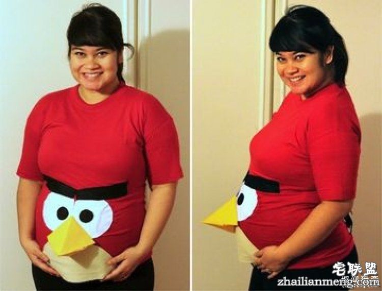 万圣节装扮最大赢家是孕妇妈妈,让你笑到哭吓到哭