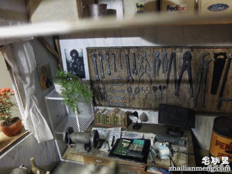 日本男子做出超迷你废墟模型,太不可思议了