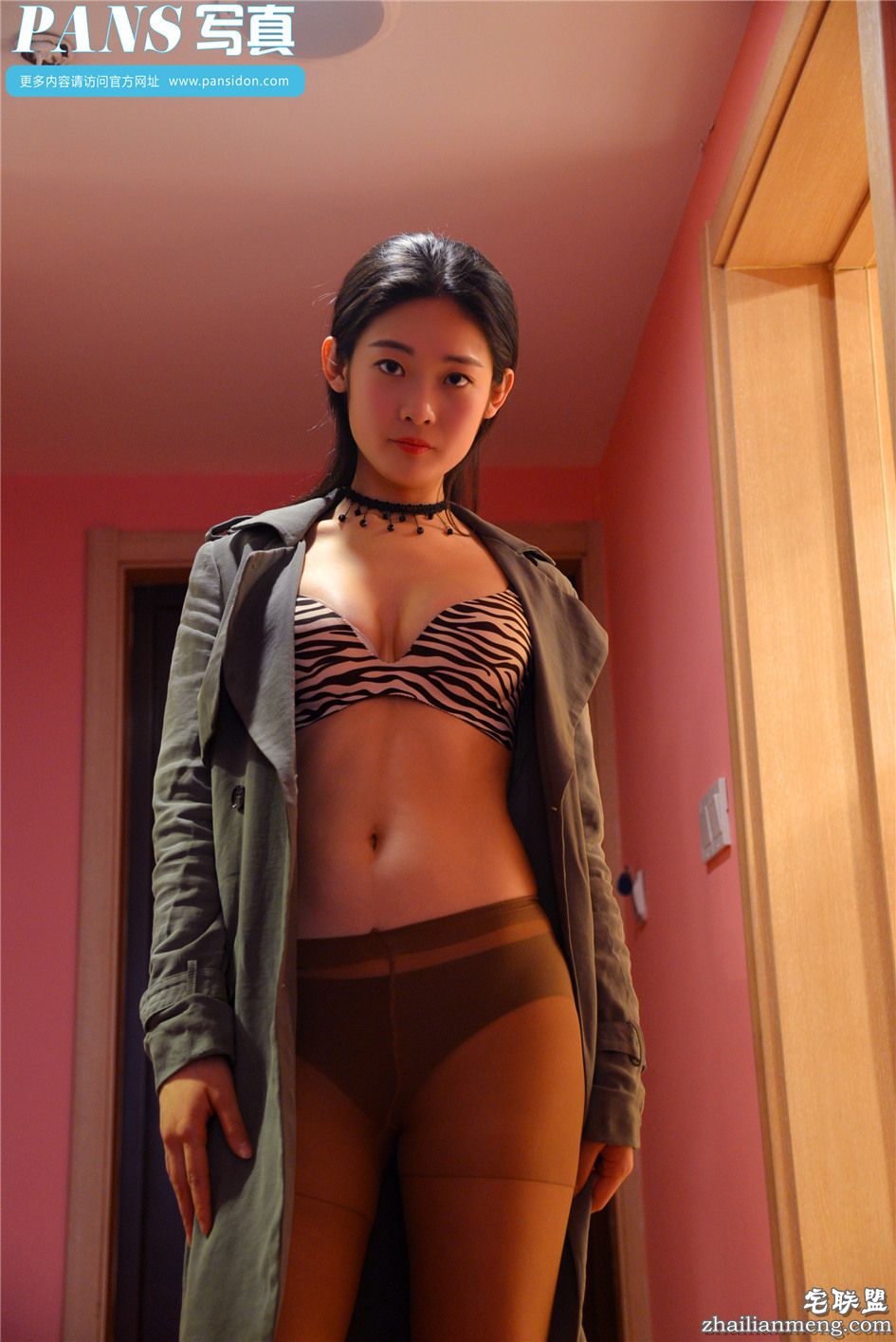 [PANS] 国内丝袜模特冰冰宾馆豹纹内衣秀 第608期第8张