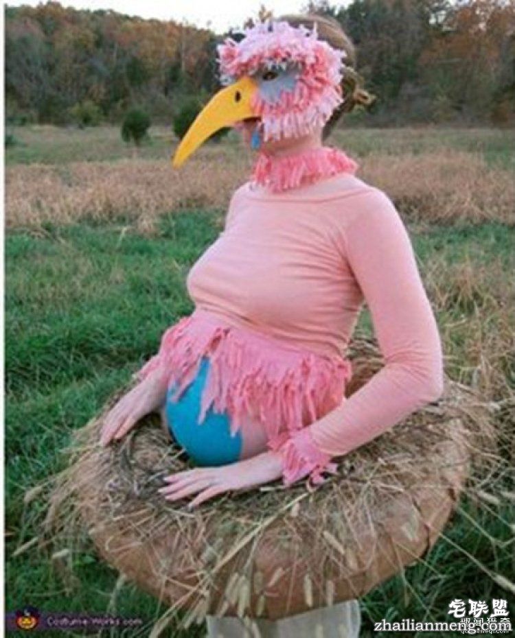 万圣节装扮最大赢家是孕妇妈妈,让你笑到哭吓到哭