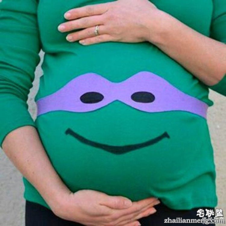 万圣节装扮最大赢家是孕妇妈妈,让你笑到哭吓到哭