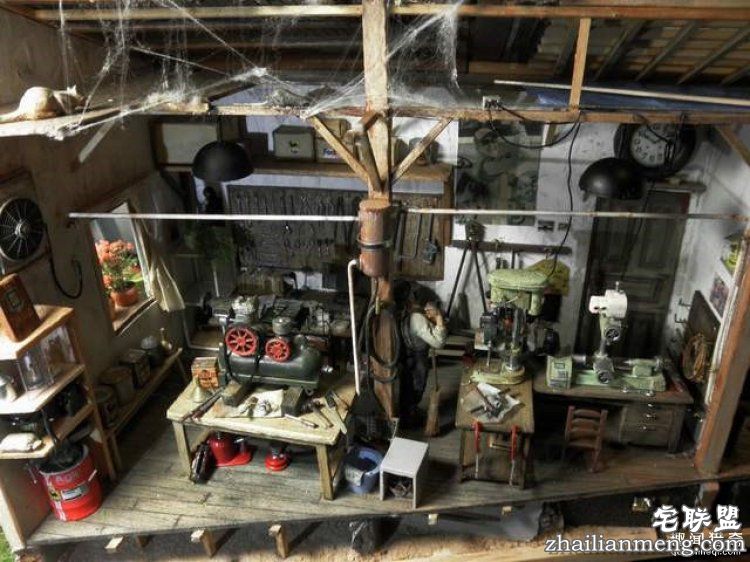 日本男子做出超迷你废墟模型,太不可思议了