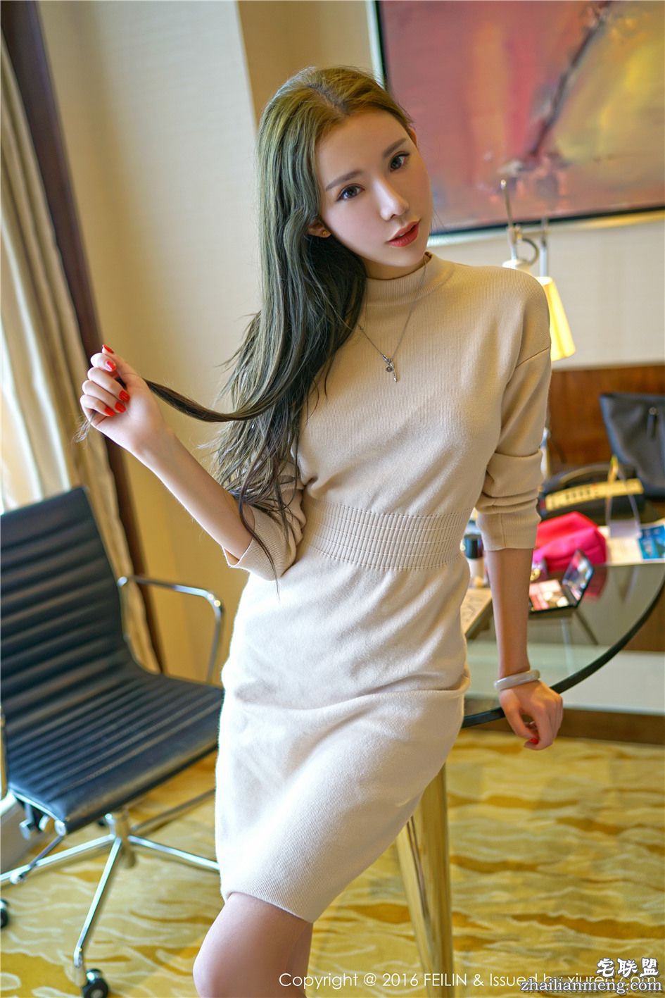 [嗲囡囡] 高清气质美女萌琪琪Irene纤细美腿酥胸诱惑 VOL.059第8张