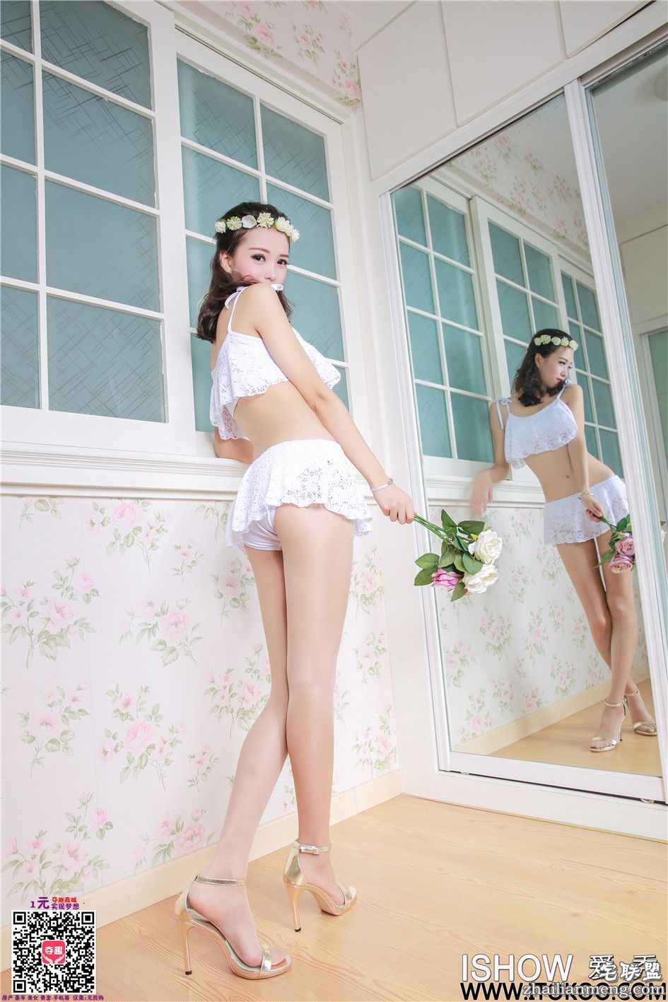 [爱秀] 极品身材清纯女神馨雅Adela亮丝美腿高清图 No.075第4张