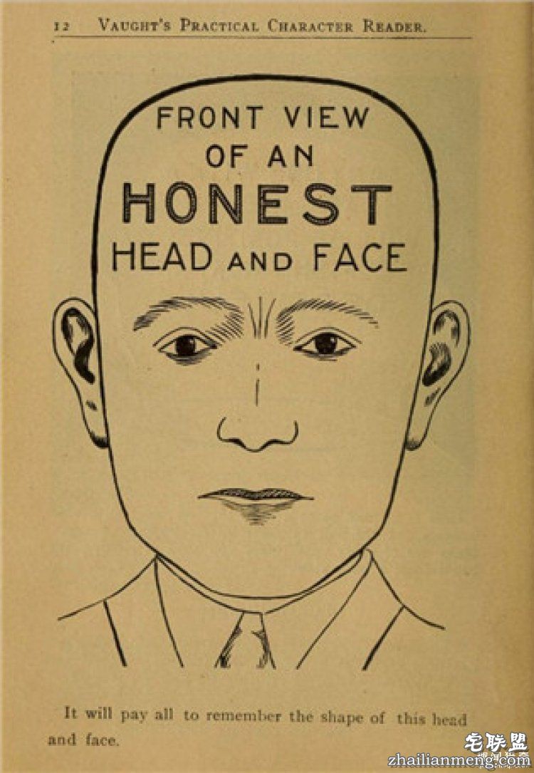 19世纪的女人挑老公要看脑袋的形状