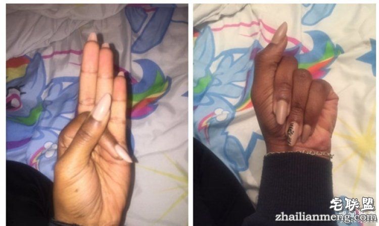 大家以为她天生4根手指,真相让这个手势一夜流行