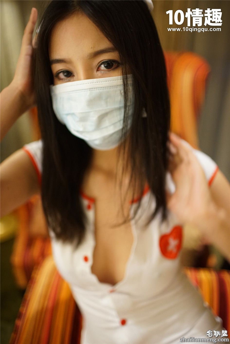 [ROSI] 超细腿美女情趣护士装挑逗诱惑图第9张