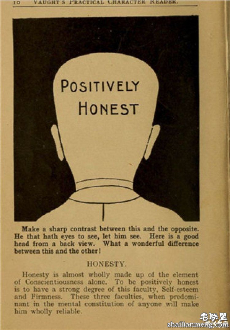 19世纪的女人挑老公要看脑袋的形状