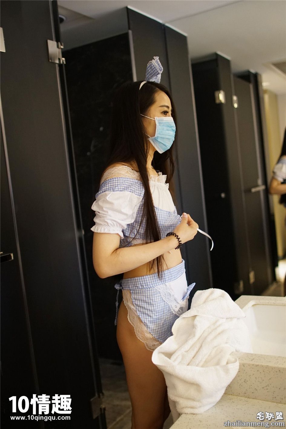 [ROSI] 口罩小美女性感女仆装写真集第4张