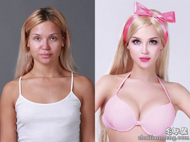 她被称是“行走的芭比娃娃”,可是未p图时长这样...