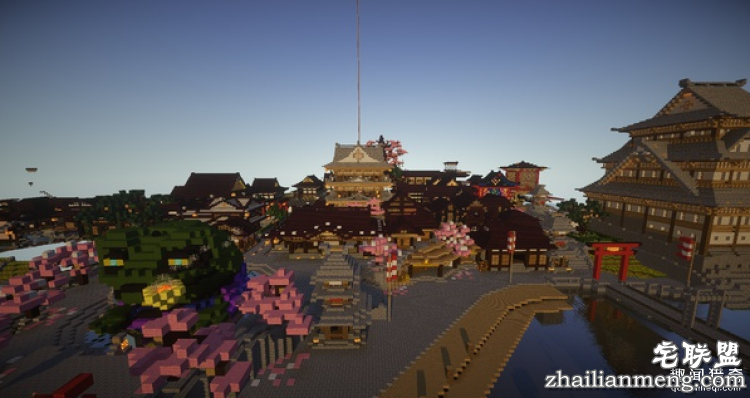 这些动漫里的建筑居然跑到了Minecraft里!