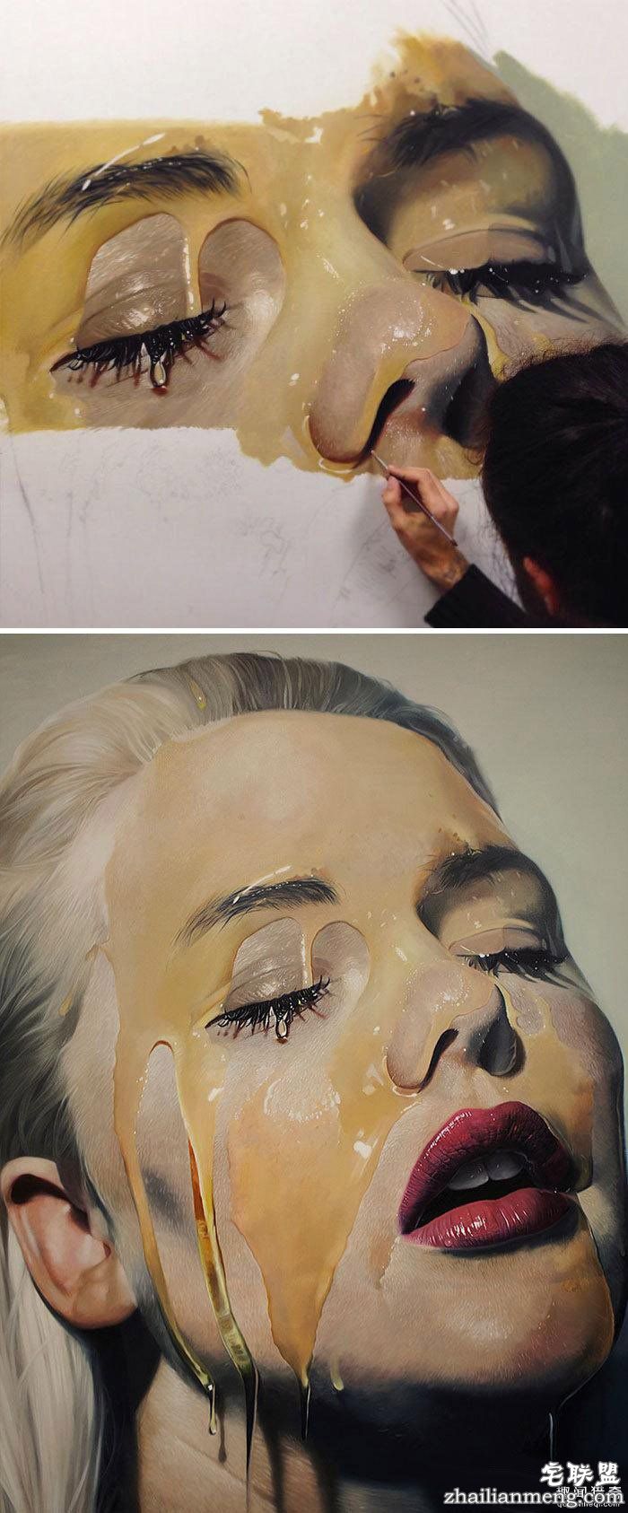 这些是画出来的?啥也别说,膝盖拿去....