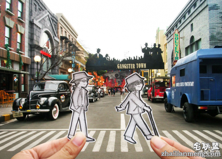另类旅行照,带着<a href=/e/tags/?tagname=%E6%BC%AB%E7%94%BB target=_blank class=infotextkey>漫画</a>去旅行!