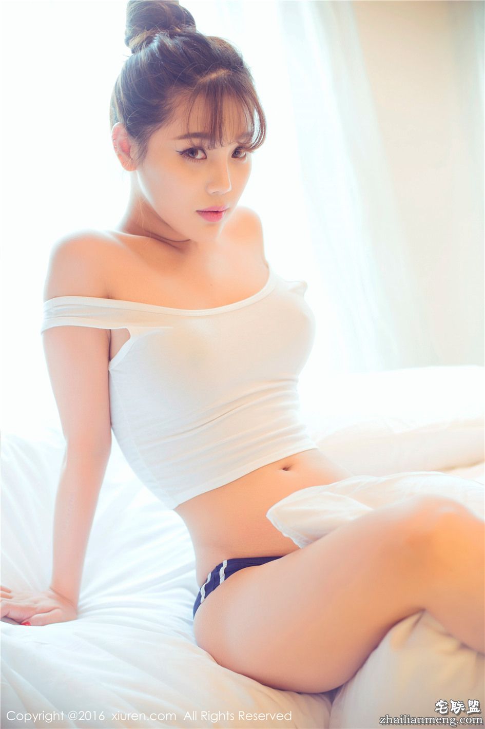 [秀人网] 内衣高跟鞋美女周予然诱人爆乳高清私房照 第569期第2张