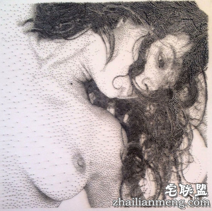 这是用钉子“画画”,看完我就跪了!