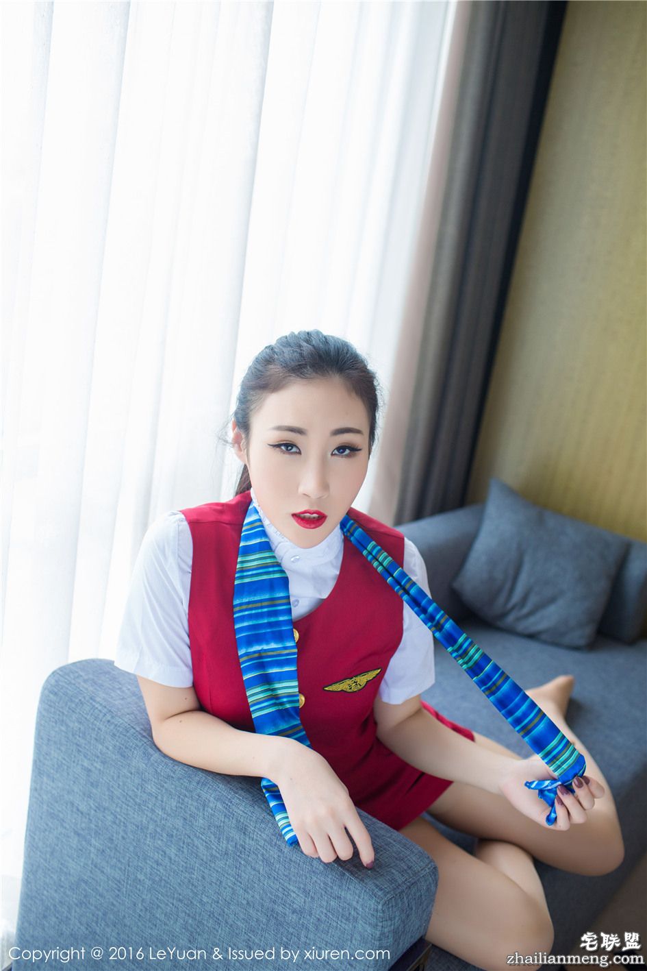 [星乐园] 性感空姐Wendy智秀肉丝袜写真 VOL.021第10张