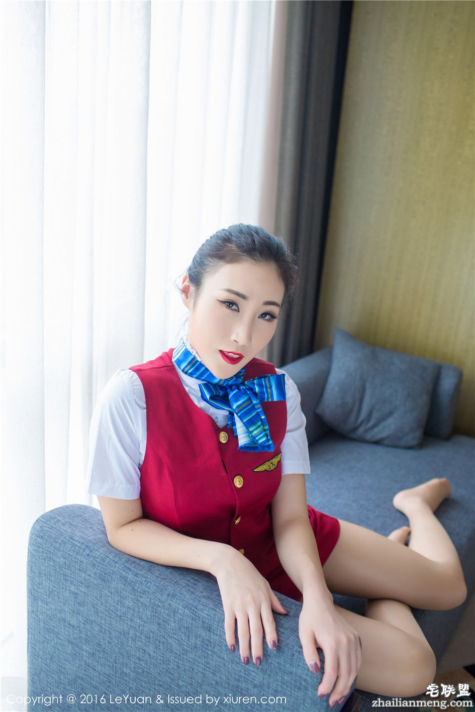 [星乐园] 性感空姐Wendy智秀肉丝袜写真 VOL.021第8张