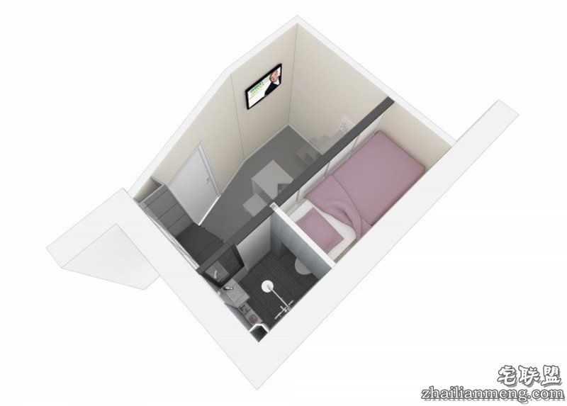 他把「2.42坪超小房子」改造成最强变形「功能爆表时尚公寓」,全部展开后空间大升级!