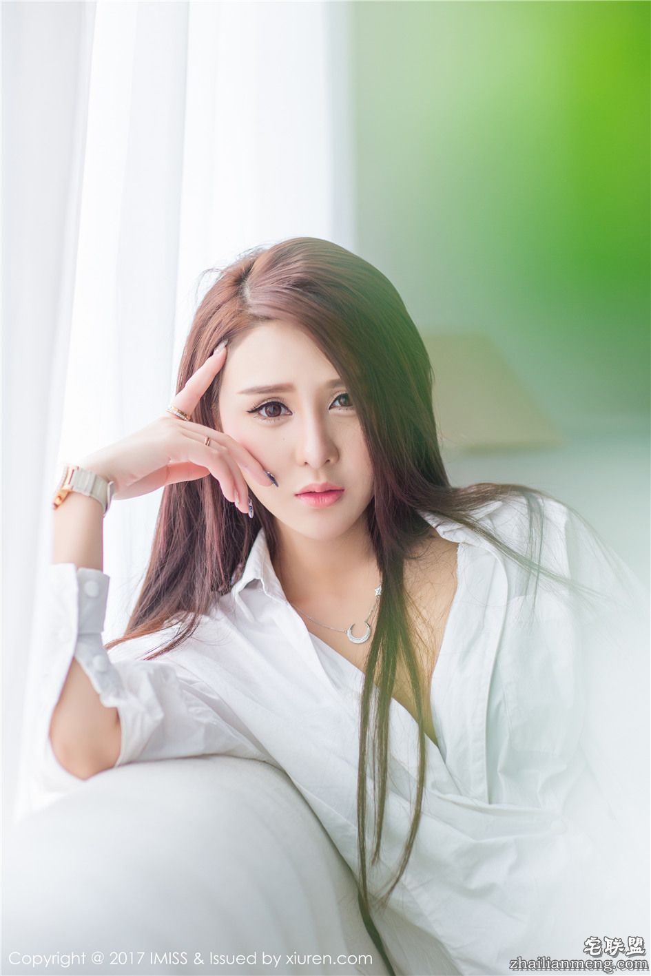 [爱蜜社] 国产极品气质女神娜大少爺极品黑丝美腿写真 Vol.148第8张